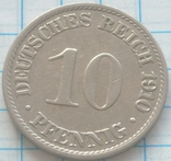 10 пфеннигов, Германия, 1910г., фото №2