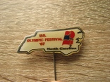 Значок Олимпиада Фестиваль 1987 год (Северная Каролина, США), фото №3