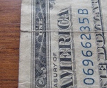 1 доллар 1957 года, банкнота замещения (*0696), фото №4