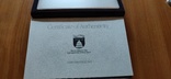 Футляр-альбом для нечастого юбилейного набора монет США 1989 г. с сертификатом, новый, фото №5