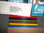 Цветные карандаши "Факел"СССР.10 упаковок, фото №3