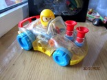 Vintage 1980 Chicco plastic racing car volkswagen, фото №3