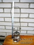 Старовинна гасова лампа з іноземним тавром, фото №5