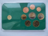 Годовой набор монет евро 1 цент-2 евро 8 шт с жетоном 2008 год Кипр, фото №3