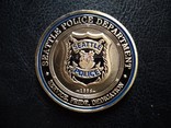 Сувенирная монета "Saint Michael" (Police Seattle), фото №4