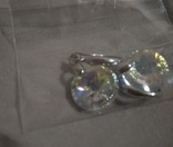 Серьги - подвески с кристаллами, фото №8