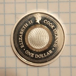 Доллар 2003 года Острава Кука знаки зодиака "Близнецы", фото №6