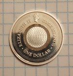 Доллар 2003 года Острава Кука знаки зодиака "Близнецы", фото №7