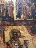 Икона Святой Николай с житием, рубеж 17/18 в., фото №4