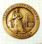 Настольная медаль металлургов Венгерской Народной Республики., фото №2