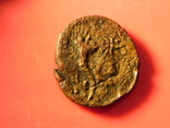 Монета Пантикапея- сатир- рог изобилия и две шапки Диоскуров, фото №3