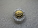 25 $ 2003 год Либерия золото 1/25 унц. 9999`, фото №2