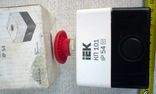 Кнопка стоп грибок IEK AEA-22 с КП-101, фото №7