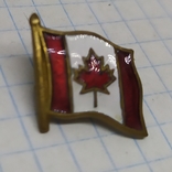 Значок Флаг Канады. Эмаль. Тяжелый, фото №3