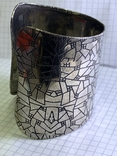 Винтажный Арабский серебряный браслет, фото №8