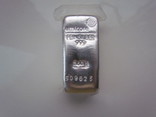 Банковский слиток серебро 250 г, фото №2