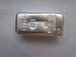 Банковский слиток серебро 250 г, фото №7