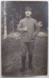 Фотокарточка, Бельгия 1917, солдат, фото №2