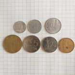 Словакия 10,20,50 геллеров 1,2,5,10 крон, фото №2