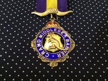 Знак Старинного Королевского Ордена Буйволов серебро, фото №3