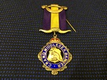 Знак Старинного Королевского Ордена Буйволов серебро, фото №5