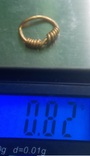 Височное кольцо 0,82гр, фото №3