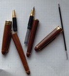 Набір ручок в дерев'яному пеналі., фото №9