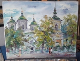 Натюрморт "Киевская церковь",холст,масло, фото №2