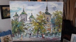 Натюрморт "Киевская церковь",холст,масло, фото №3