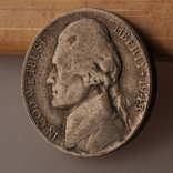 США 5 центов 1943 - 44 - 46 - 48 г. Джексон, фото №3
