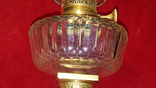 Ампирная керосиновая лампа нач.19 века с плафоном "тюльпан"., фото №7