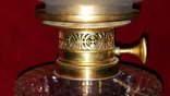 Ампирная керосиновая лампа нач.19 века с плафоном "тюльпан"., фото №8
