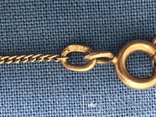 Золотой набор браслет, цепочка и серьга, фото №9