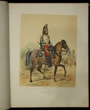 Старинная цветная литография. Драгуны. 1850 год. (34 на 26 см.), фото №7