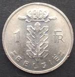 Бельгия 1 франк 1980, фото №3