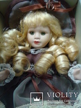 Фарфоровая коллекционная кукла,ручная роспись.Франция, фото №10