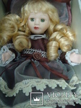 Фарфоровая коллекционная кукла,ручная роспись.Франция, фото №12