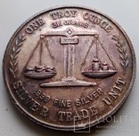 Серебряная монета США Silver Trade Unit, фото №3