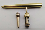 Старинная Стрючица - ручка церковная, латунь., фото №2