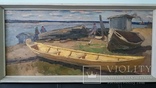Картина  Дарьин Г.А. "Новая лодка" 1962 г., фото №13