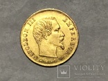 5 франков Наполеон Франция 1858 золото, фото №2