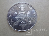 1000  лир 1978  Ватикан буклет серебро, фото №4