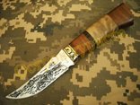 Нож охотничий Кенгуру сталь 65х13, фото №2
