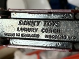 Dinky Toys № 281 Роскошный туристический автобус Maroon / Silver Flash Очень редкий., фото №8