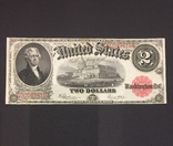2$ США 1917 г. UNC large size, фото №2