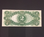 2$ США 1917 г. UNC large size, фото №3