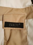 Куртка легкая. Ветровка EXACTE полиуретан коттон р-р 34-36(состояние нового), фото №9