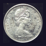 Канада 25 центов 1967 Рысь серебро aUnc, фото №3