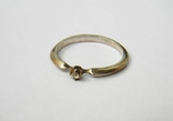 Серебряное Кольцо, СЕРЕБРО 925 пробы, 17,5 размер, фото №2