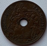 Индокитай 1 цент 1903 год, фото №2